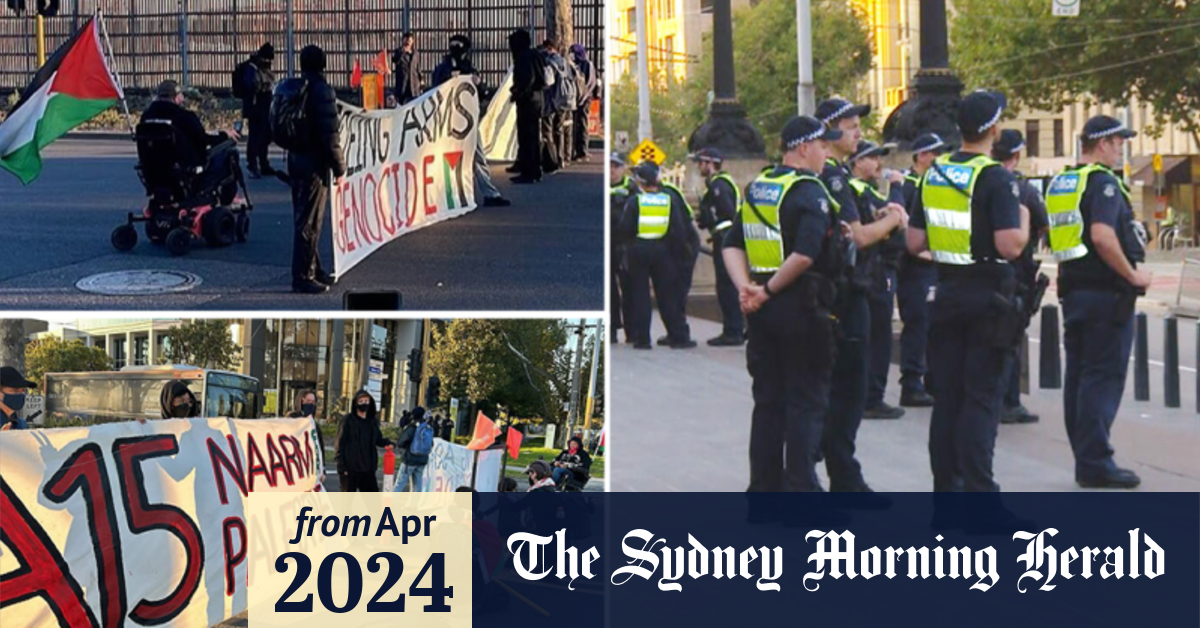 Video: Pro-Palestine protests cause chaos in Melbourne